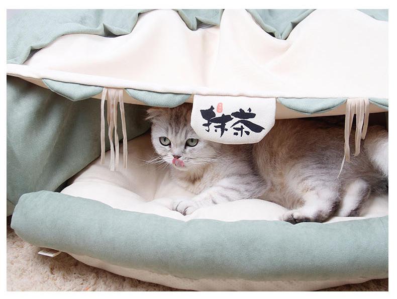 New Arrival Cat Plush Interactive Play Tunnel Toy Cat Bed