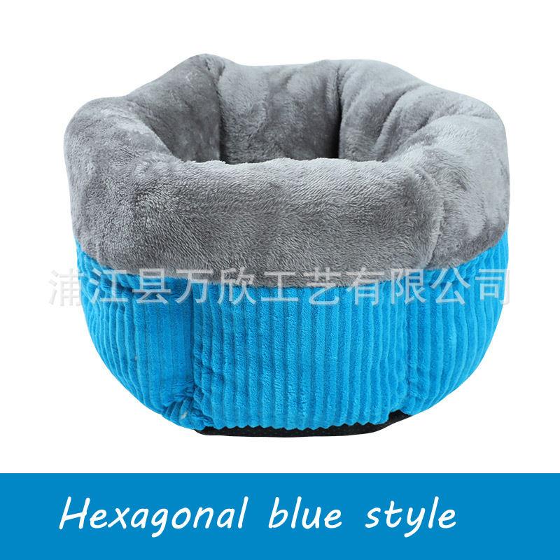 Hot Designer Folding Small Cute Durable Pet Supplies Round Dog Bed