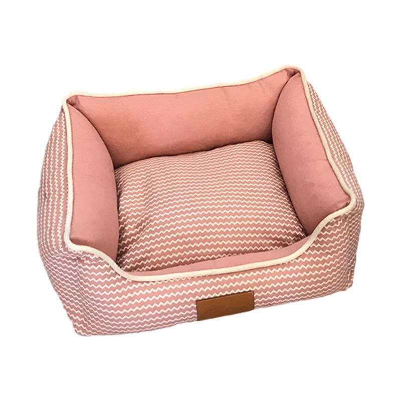 Antistatic High Quality Cotton Linen Pet Mat Removable Washable Dog Accessories Dog Sofa Bed