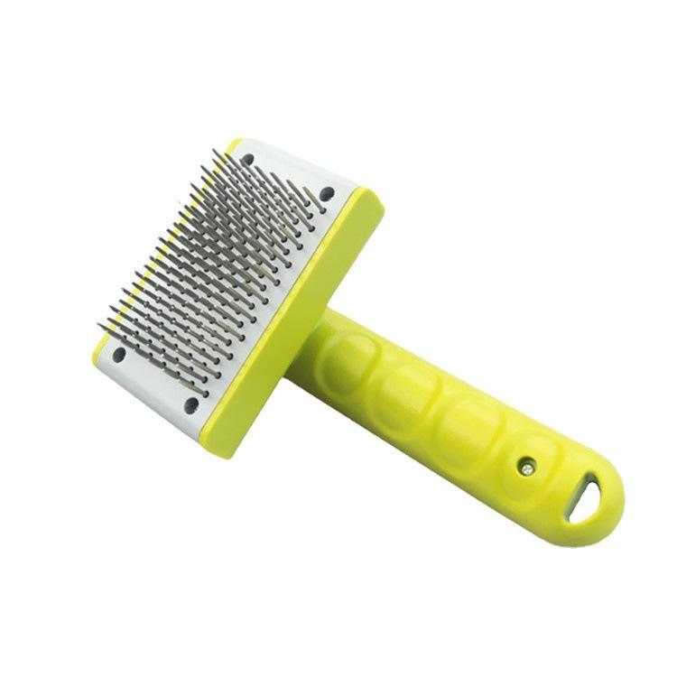 Pet Comb Dog Self Cleaning Slicker Grooming Open Knot Hair Removal Automatic Hair Brush Comb