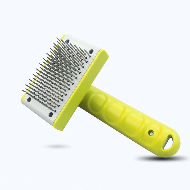 Pet Comb Dog Self Cleaning Slicker Grooming Open Knot Hair Removal Automatic Hair Brush Comb