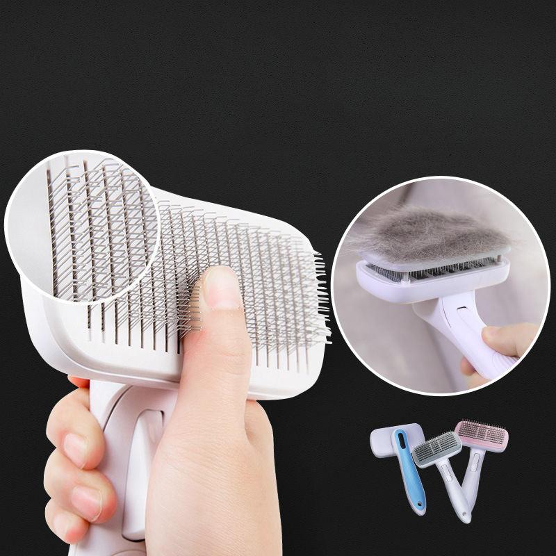 Wholesale Stainless Steel Needle Cat Dog Brush Hair Removal Pet Comb