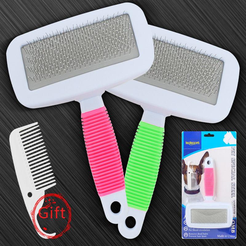 Wholesale Stainless Steel Needle Brush Hair Removal Cat Dog Pet Grooming Comb