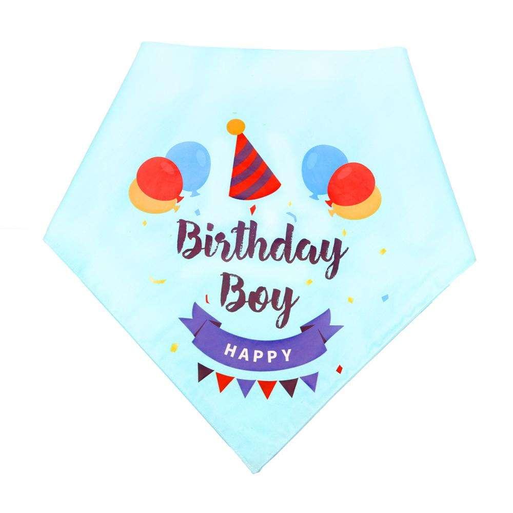 Big Dog Nice Type Plain Custom Print Logo Dog Birthday Pet Bandana