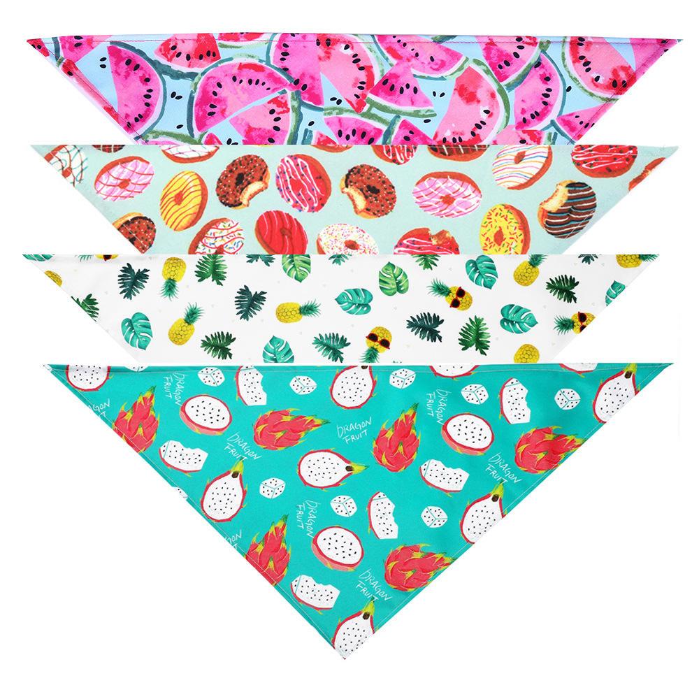 Fashion Design Pet Wholesale Custom Logo Printed Dog Bandana