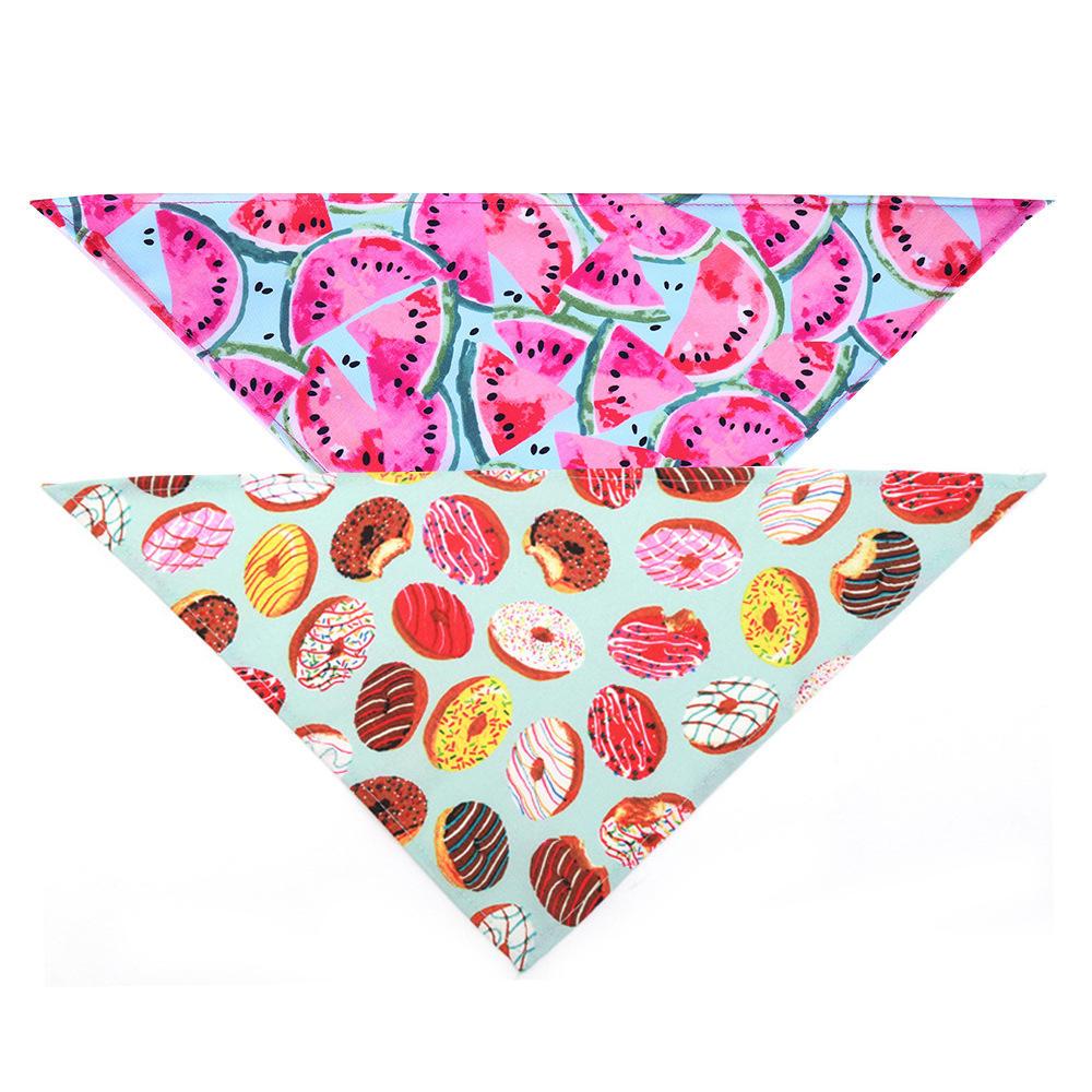 Fashion Design Pet Wholesale Custom Logo Printed Dog Bandana