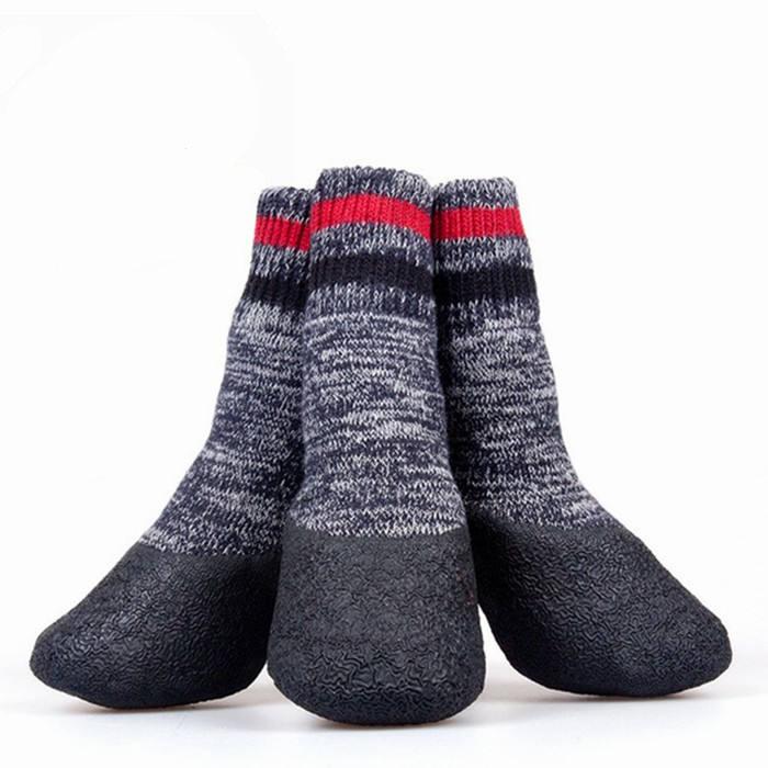 Fashion Anti-slip Outdoor Waterproof Large Pet Dog Socks Dog Boots