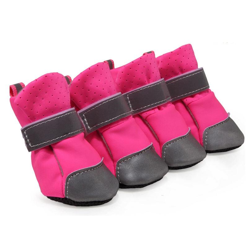 Pet Outdoors Breathable Mesh Soft Bottom Walking Dog Socks Shoes