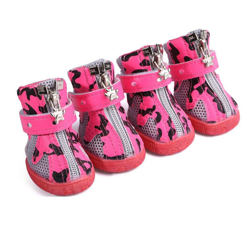 Online Shopping Pet Products Breathable Mesh Shoes New Milk Pattern Pet Shoes For Dog