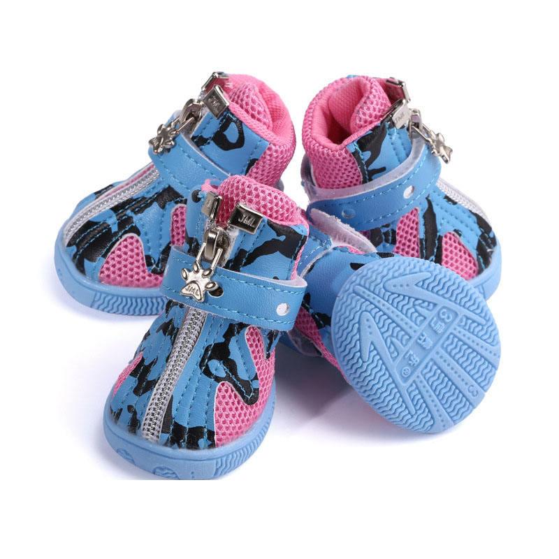 Online Shopping Pet Products Breathable Mesh Shoes New Milk Pattern Pet Shoes For Dog