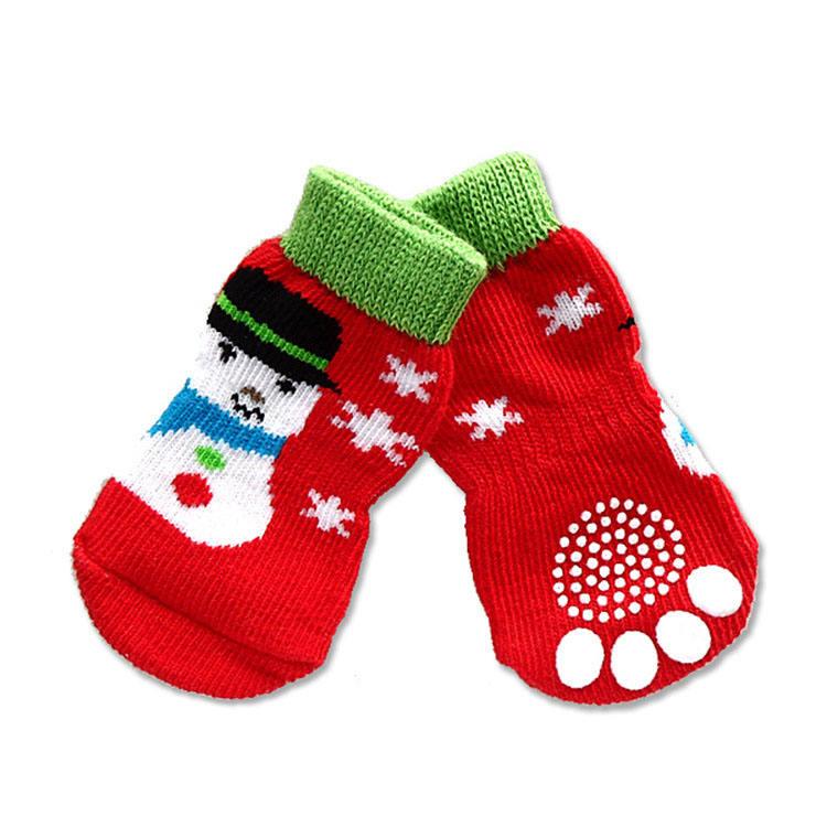 Pet Socks Cute Cartoon Halloween Christmas Dog Socks Non-slip Warm Cat Socks