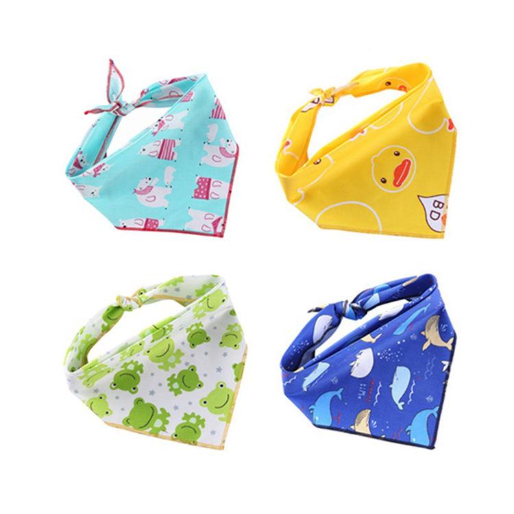 Wholesale Pet Print Bandana Custom Logo Pattern Dog Pet Bandana