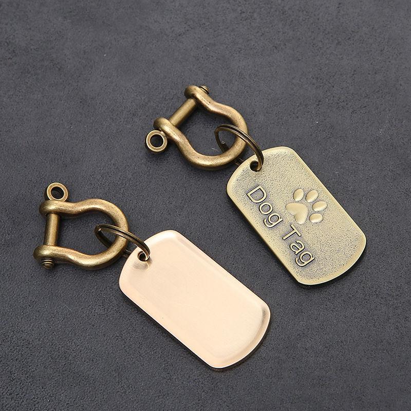 Wholesale Custom Cheap Stainless Steel Blank Custom Logo Pet Dog Id Metal Tag With Engraving Logo