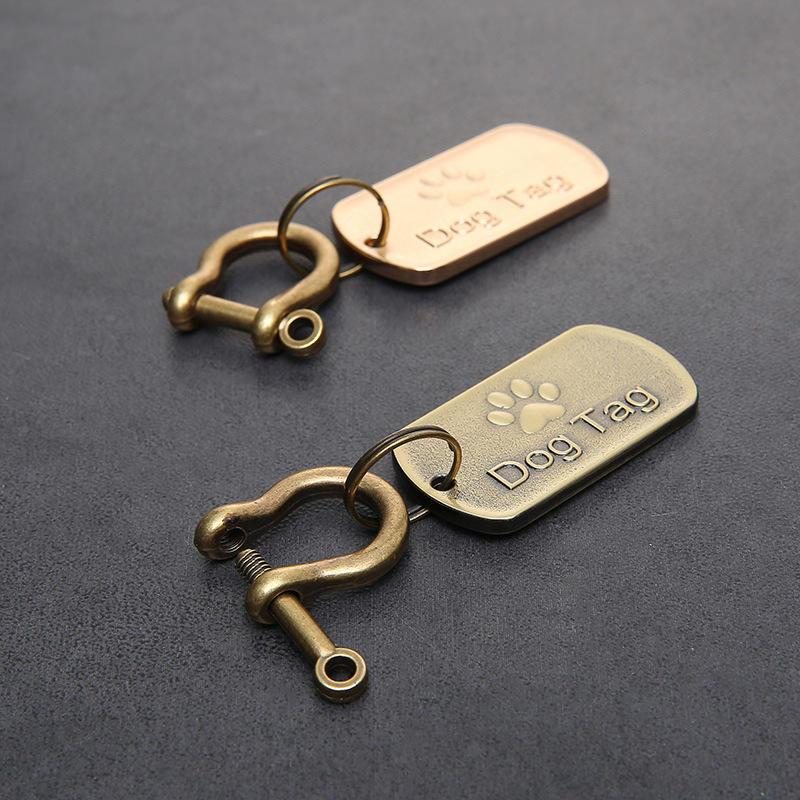 Wholesale Custom Cheap Stainless Steel Blank Custom Logo Pet Dog Id Metal Tag With Engraving Logo