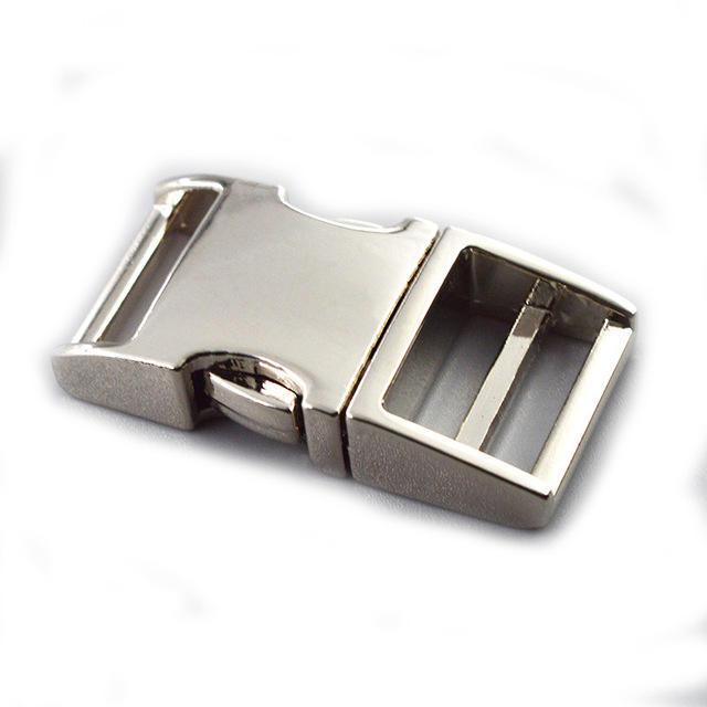 Wholesale Silver Metal Release Dog Collar Hardware Buckle