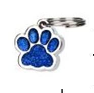 Paw Shape Blank Sublimation Fancy Silver Engraved Wholesale Pet Customized Dog Tags