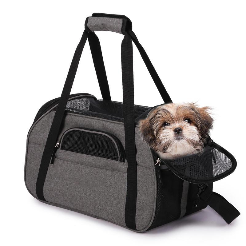 Factory Direct Sale Portable Diagonal Breathable Pet Bag Luxury Outdoor Pet Travel Bag