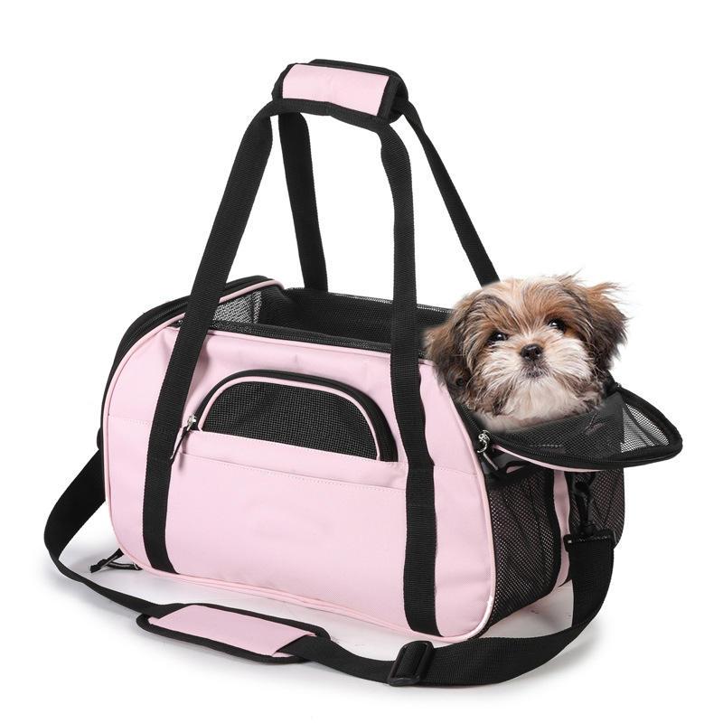 Factory Direct Sale Portable Diagonal Breathable Pet Bag Luxury Outdoor Pet Travel Bag