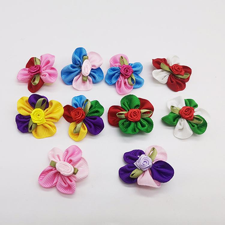 Teddy Pet Hair Clip Dog Cute Bowknot Hairpin Hair Accessories Dog Clips For Hair