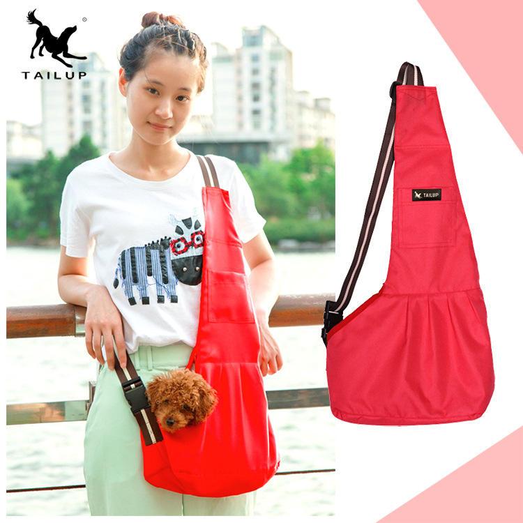 Portable Nature Oxford Single Shoulder Pet Dog Sling Carrier