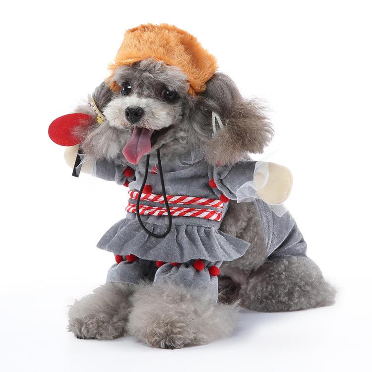 Funny Pet Cosplay Clothes Dog Costumes Halloween Winter Cloak For Dog