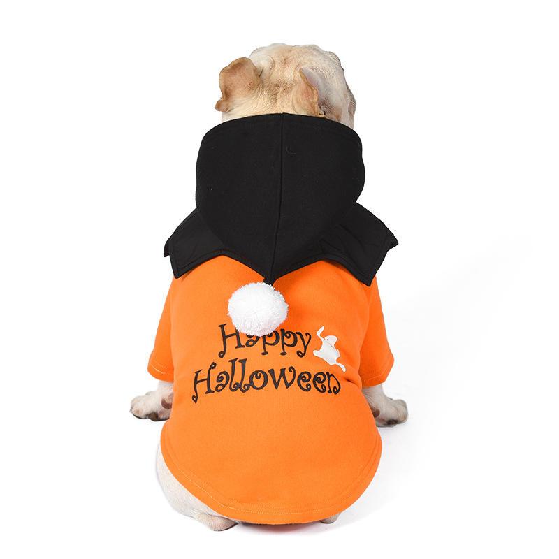 New Halloween Pumpkin Designer Winter Dog Coat Christmas Clothes For Dogs