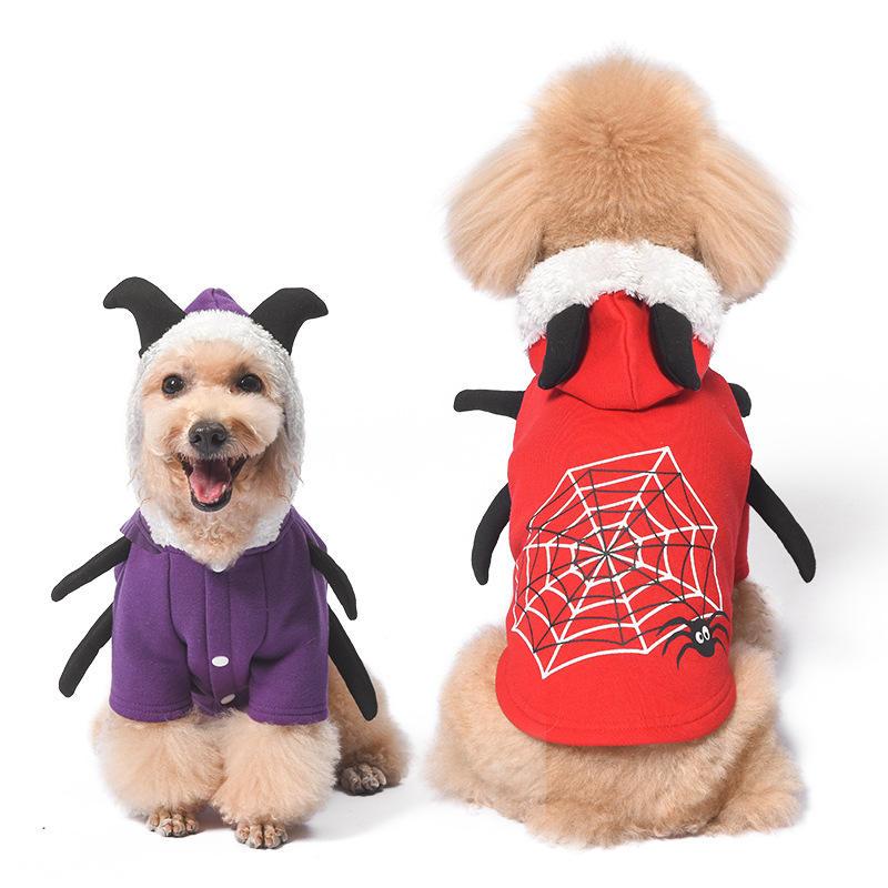 Transfiguration Halloween Wholesale Winter Christmas Dog Clothes Dog Warm Coat