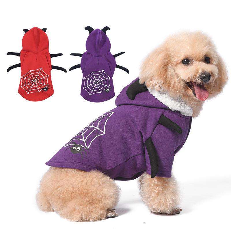 Transfiguration Halloween Wholesale Winter Christmas Dog Clothes Dog Warm Coat