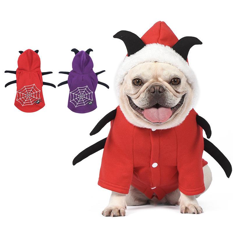 Transfiguration Halloween Wholesale Winter Christmas Dog Clothes Dog Warm Coat