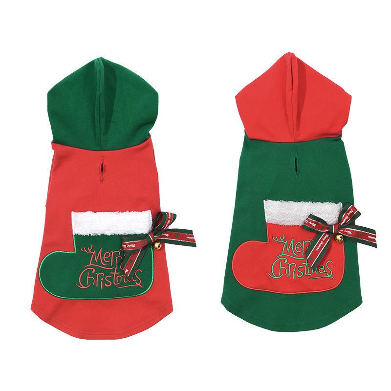 Christmas Fashion Wholesale Soft Winter Dog Clothes Dog Hoodie Pet Clothes