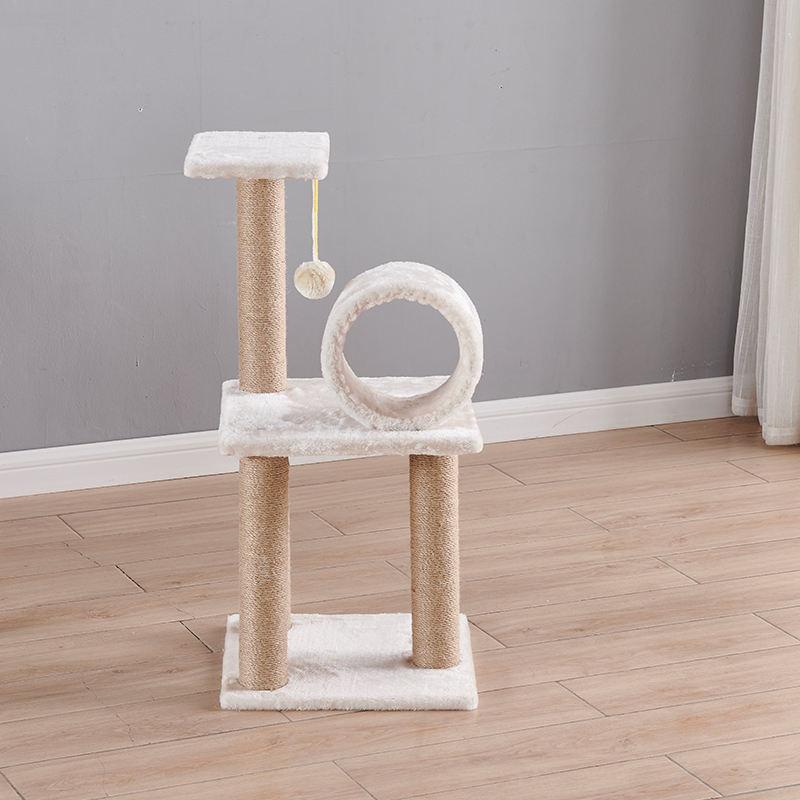 Customized Sisal Cat Tree Tower House Cats Climbing Frame Scratcher Cardboard Scratching Post For Cat