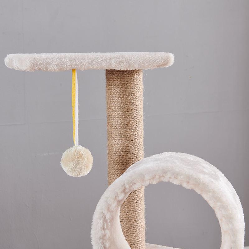 Customized Sisal Cat Tree Tower House Cats Climbing Frame Scratcher Cardboard Scratching Post For Cat