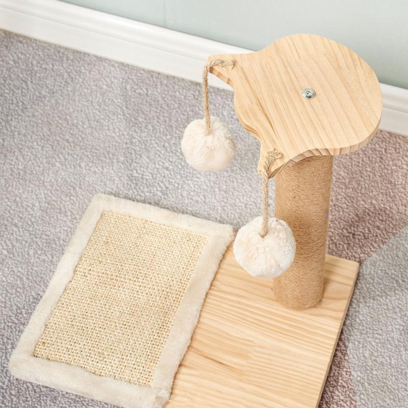 Claw Grinding Cat Scratching Pillar Natural Sisal Hemp Scratching Pillar Cat Climbing Frame