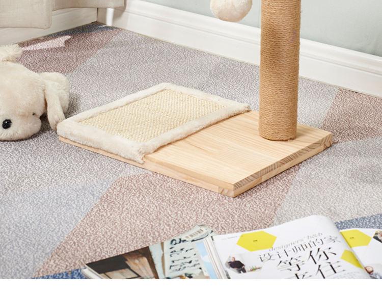 Claw Grinding Cat Scratching Pillar Natural Sisal Hemp Scratching Pillar Cat Climbing Frame