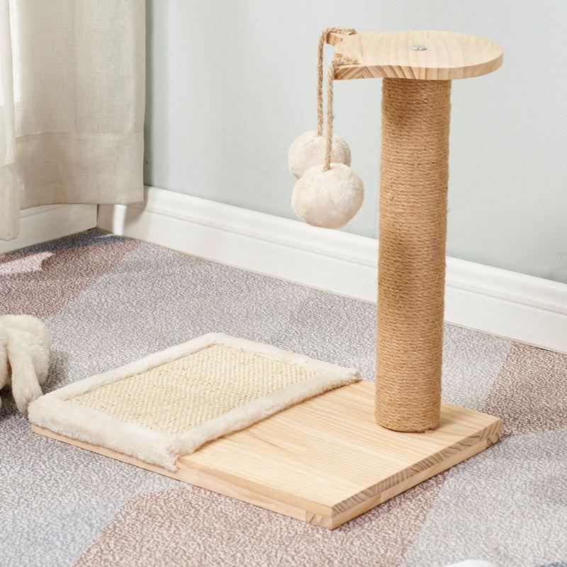 Claw Grinding Cat Scratching Pillar Natural Sisal Hemp Scratching Pillar Cat Climbing Frame