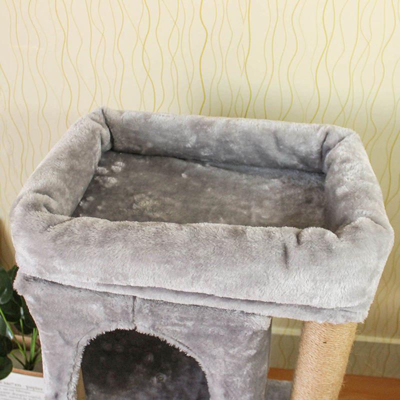 The Most Popular Cat Climbing Frame Customized Wood Cat Tree Grey Tree Climbing Cat Climbing Frame