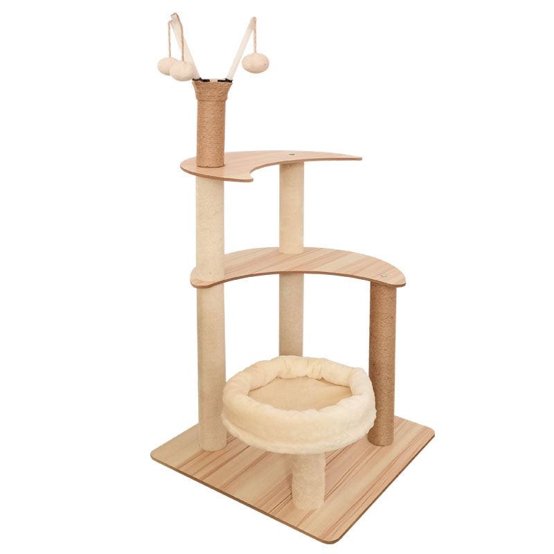 Wholesale Modern Climbing Scratch Pet Scratcher Wood Condo Furniture Tower Cat Tree