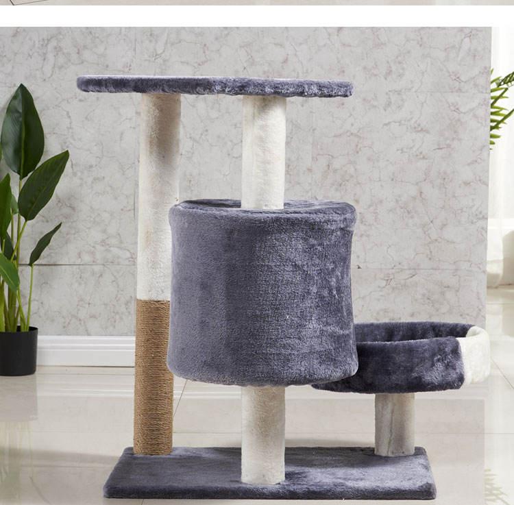 Multi Level Cat Tree Condo House Furniture Scratch Posts For Cat Tower Jumping Toys With Wood Kitten Playing Tower