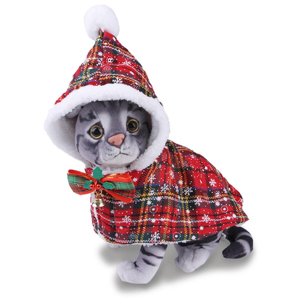 Hot Sale Pets Cat Dog Hat Headgear Scarf Cloak Cape Christmas Pet Clothes