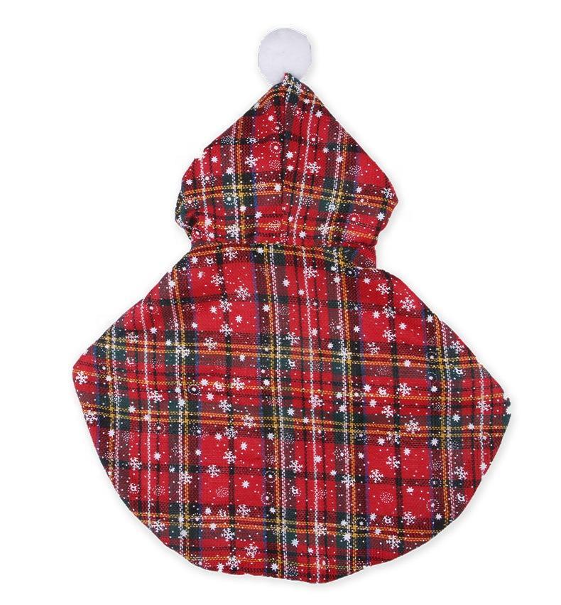 Christmas Pet Cloth 2023 Fashion Adjustable Christmas Pet Clothes High Quality Cheap Dog Cape With Best Quality