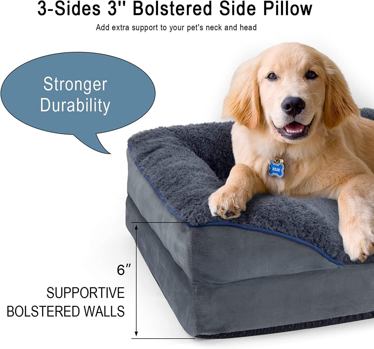 2023 New Luxury Dog Bed Sofa Pet Products Designer Dog Bed Support Dog Bed