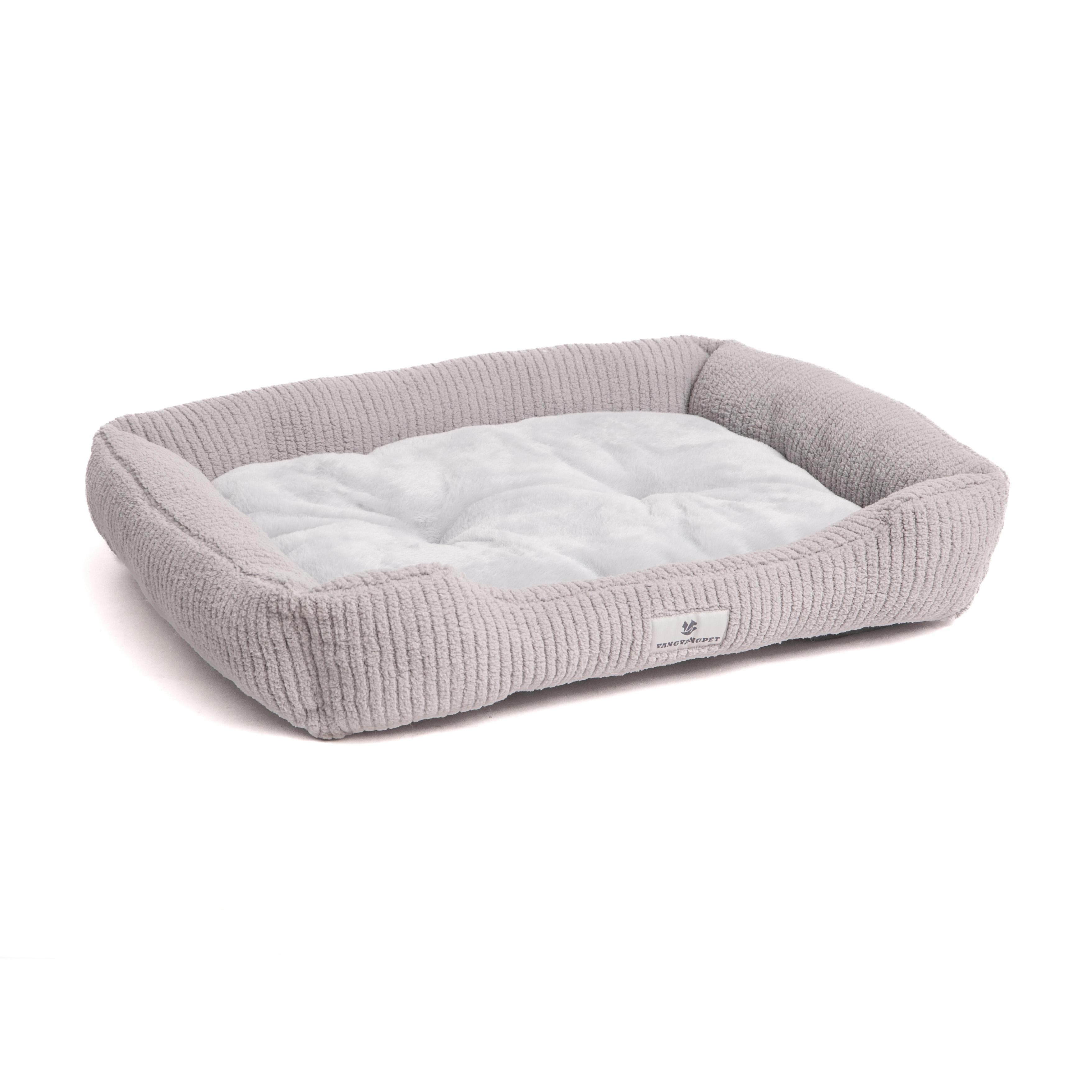 High Quality Flannel Sleeping Dog Bed Square Dog Bed Fluffy Round