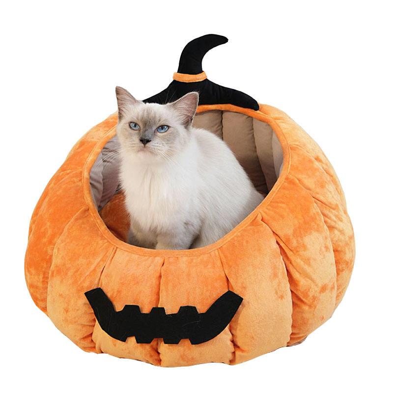 Halloween Pumpkin Dog Bed Cute Dog Beds Luxury Designer Dog Bed