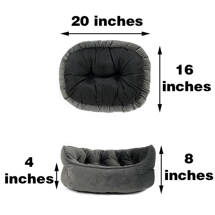 pet Hot Sale Grey Comfortable High Sense Premium Of Pet Sofa Bed For Cat