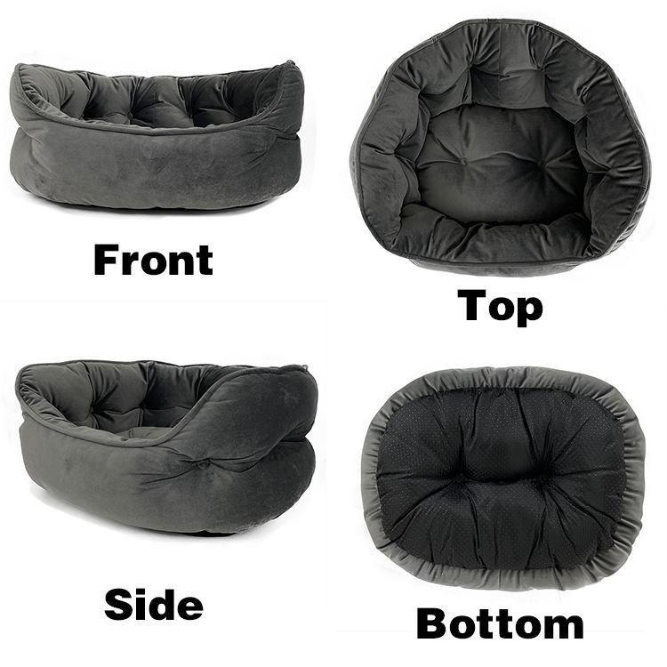 pet Hot Sale Grey Comfortable High Sense Premium Of Pet Sofa Bed For Cat