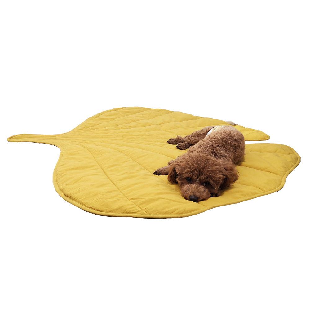 pet Special Design Cooling Furniture Protector Ginkgo Leaf Pet Dog Floor Mat