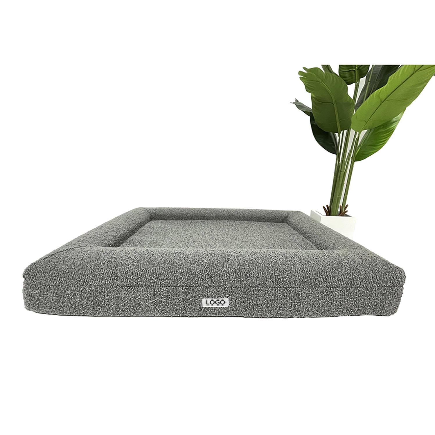 pet Leaf Shape Soft Dog Bed Mat Soft Crate Pad Machine Hot Sale Plush Eco Friendly Sofa Luxury Dog Bed Leaf Shape Soft D