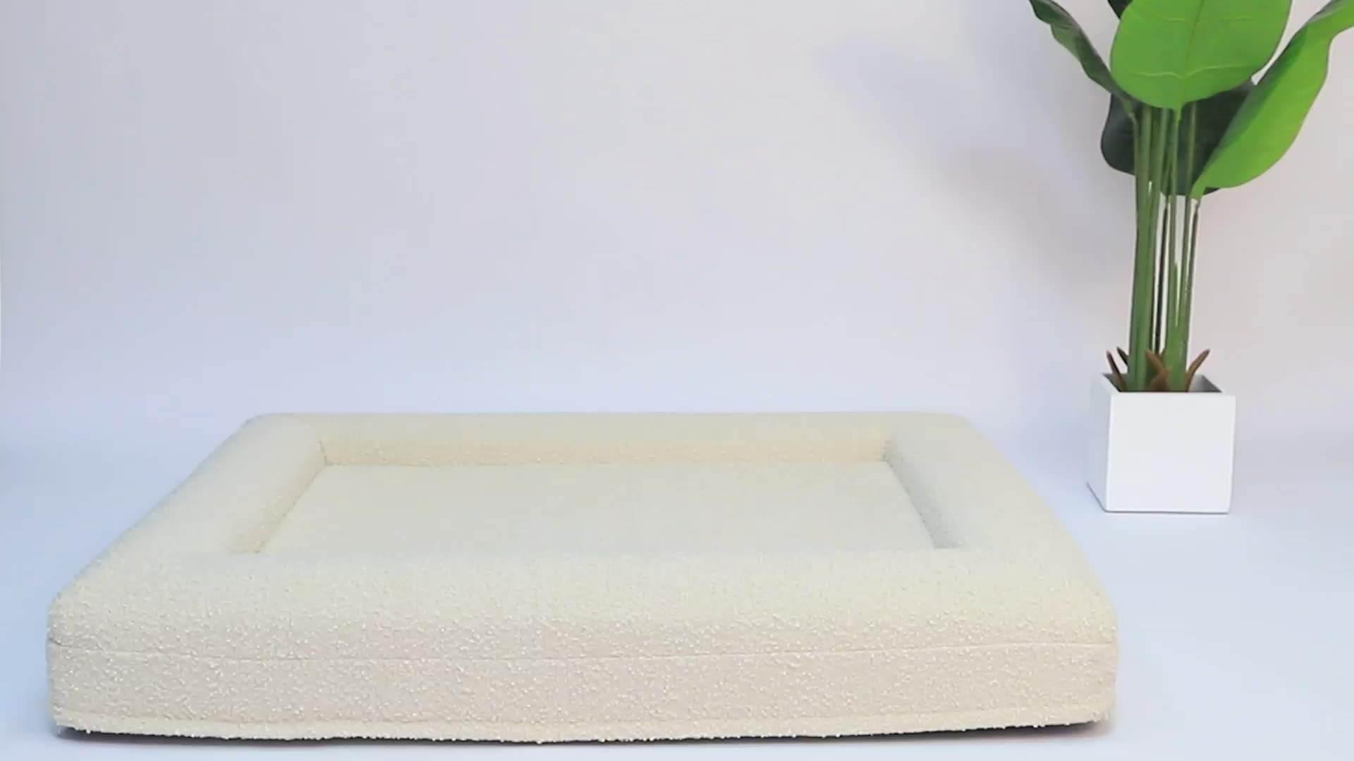 pet Large Dog Bed Orthopedic Memory Foam Tzl 2-in-1 Memory Form Dog Bed Fo Orthopedic Dog Bed Xl Memory Foam Pet Sofa Cu