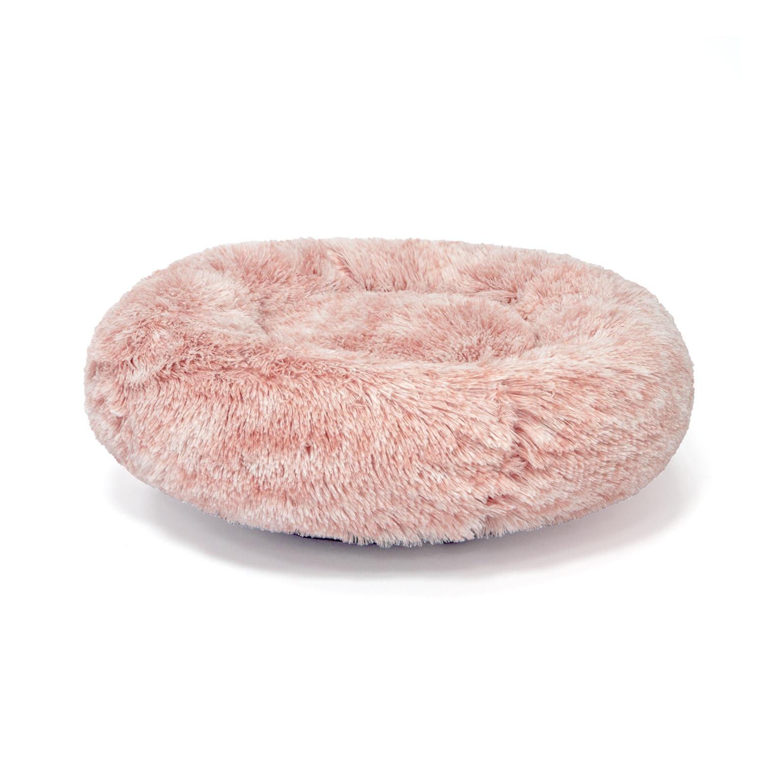 pet Donut Soft Round Plush Large Dog Bed