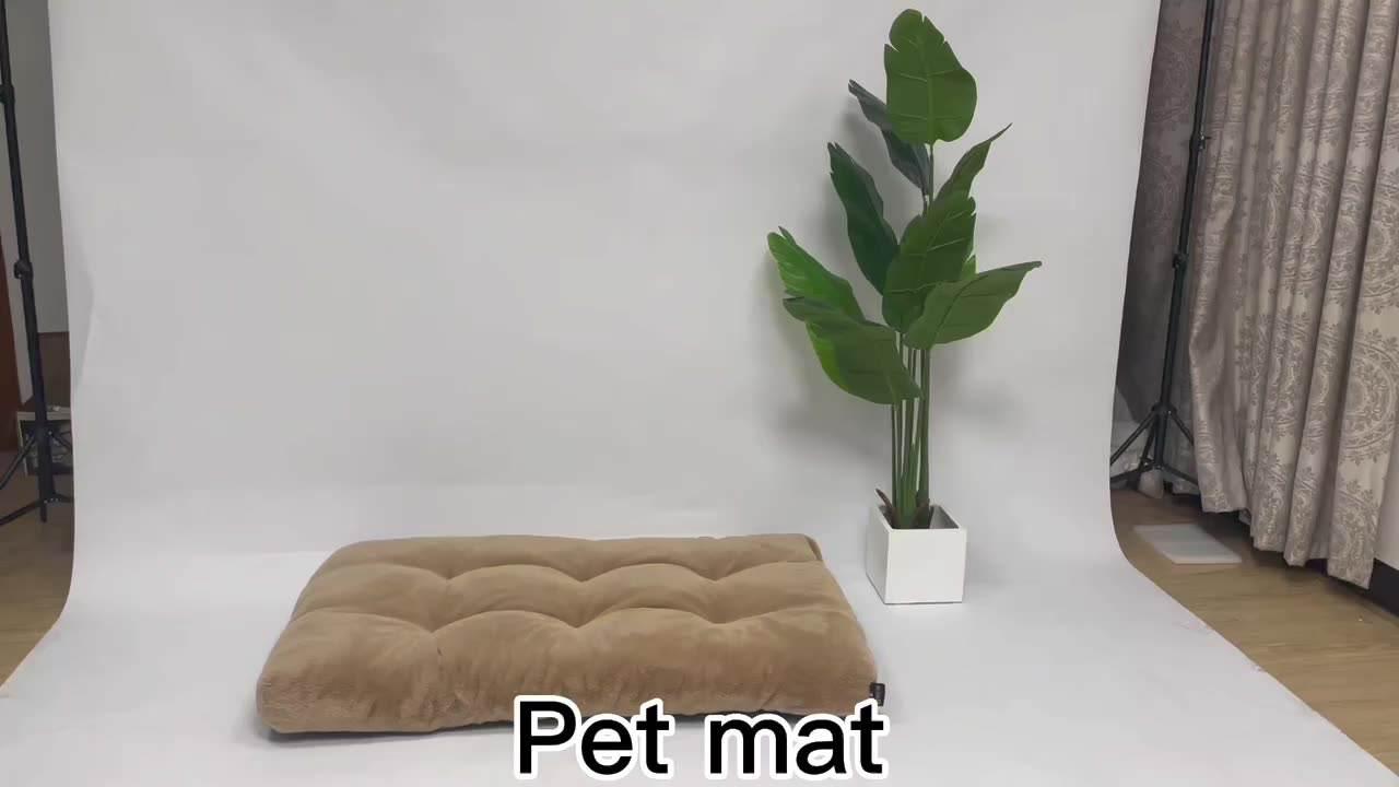 pet Washable Square Large Luxury Dog Bed